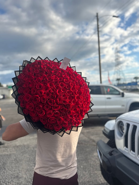 150ct red roses