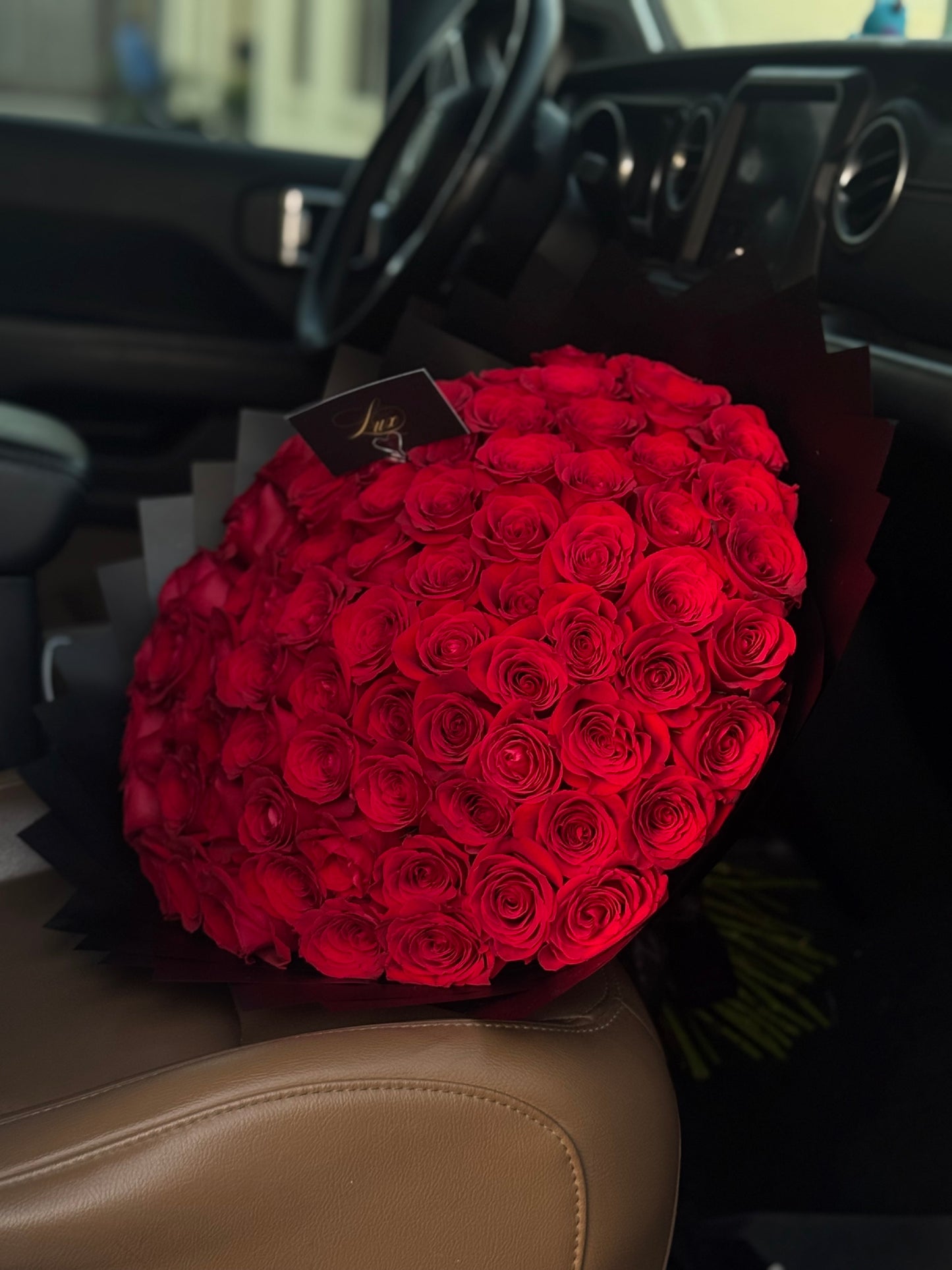 75 red rose bouquet