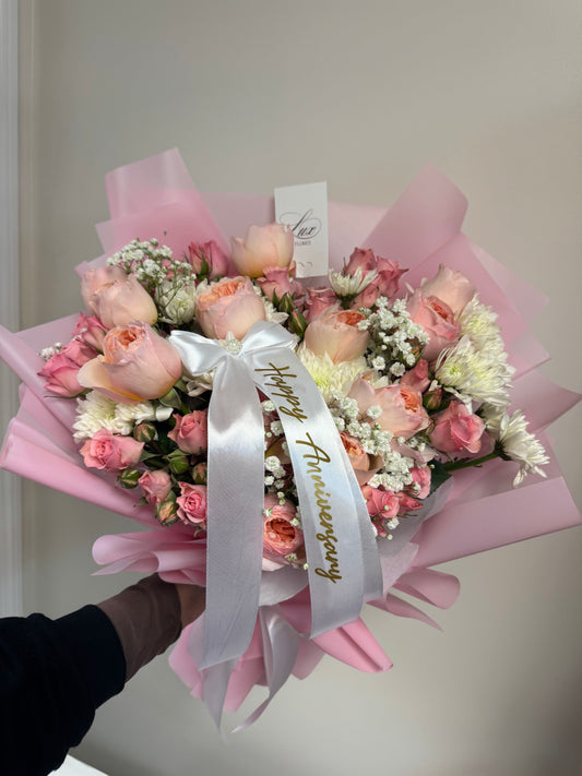 Pink medium mix bouquet